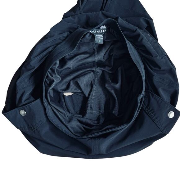 Athleta Women’s Sz 8 Black Vienna Cargo Skort Skirt Featherweight Stretch Pocket - Picture 12 of 12